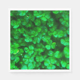 Servilleta De Papel Lucky Celtic Irish Green Shamrock