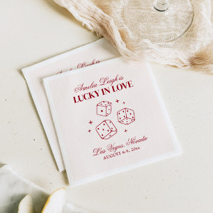Servilleta De Papel Lucky In Love Cocktails Bachelorette Weekend