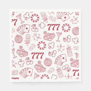 Servilleta De Papel Lucky In Love Vegas Bachelorette