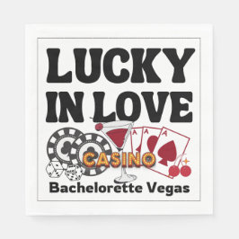 Servilleta De Papel Lucky In Love Vegas Bachelorette