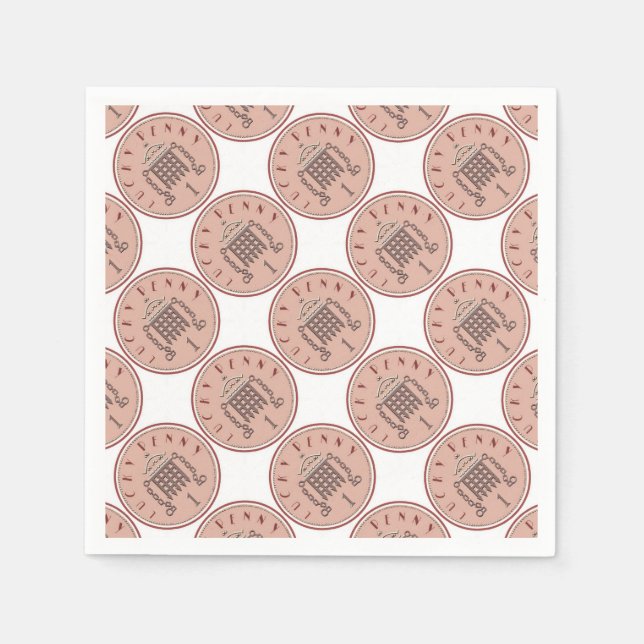 Servilleta De Papel Lucky Penny (Anverso)