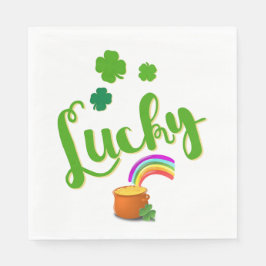 Servilleta De Papel Lucky St. Patrick's Day Paper Napkins