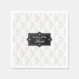Servilleta De Papel Lujosa madre del Boda de la novia | Napkin