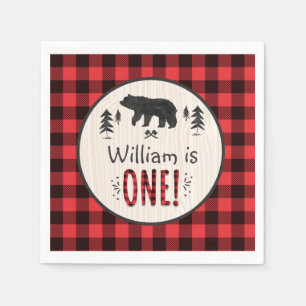 Servilleta De Papel Lumberjack Partido de Cumpleaños Napkin Lumberjack