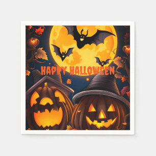 Servilleta De Papel Luna Jack-O-Lanterns