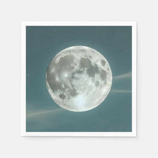Servilleta De Papel Luna llena (Anverso)