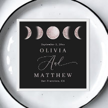 Luna Nocturna | Cóctel de Boda Negro Elegante