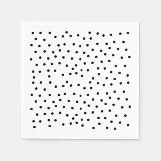 Servilleta De Papel Lunares negros
