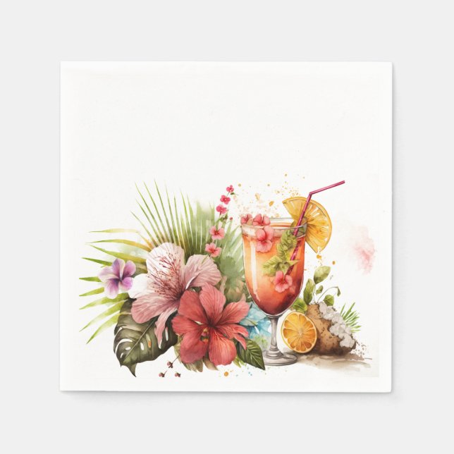 Servilleta De Papel Luncheon femenino (Anverso)