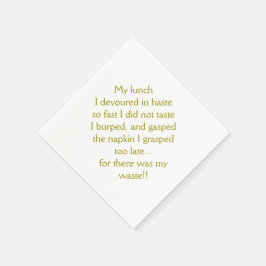 Servilleta De Papel Lunchtime Limerick