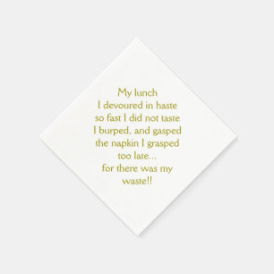 Servilleta De Papel Lunchtime Limerick