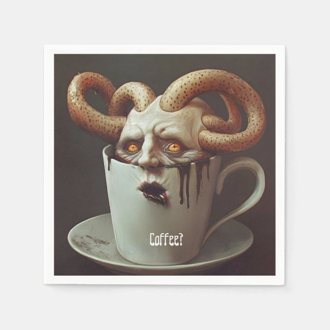 Servilleta De Papel Lunes por la mañana (Anverso)