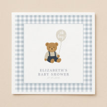 Luz Azul Gingham Teddy Bear Bear