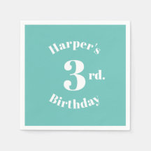 Luz de cumpleaños verde azulado Nombre personaliza