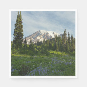 Servilleta De Papel Luz de la Mañana en el Monte Rainier