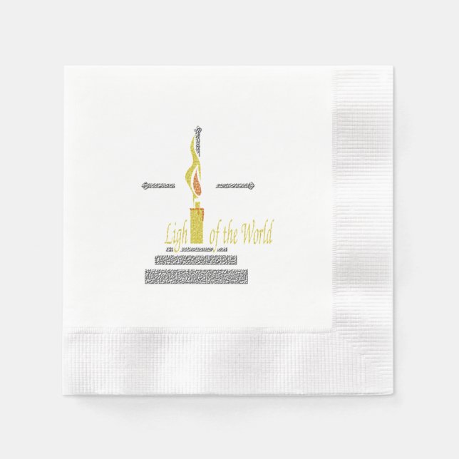 Servilleta De Papel Luz del mundo (Anverso)