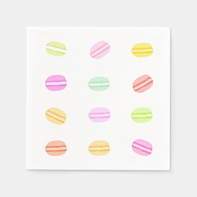 Servilleta De Papel Macaron Paper Napkins (Anverso)