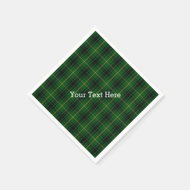 Servilleta De Papel MacArthur Tartan Plaid Paper Napkins (Borde)