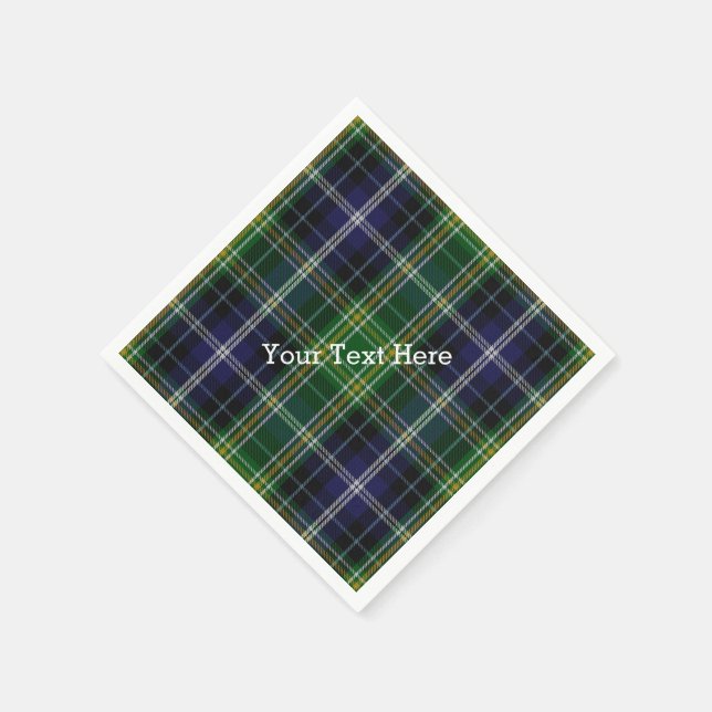 Servilleta De Papel MacKellar Tartan Plaid Paper Napkins (Borde)