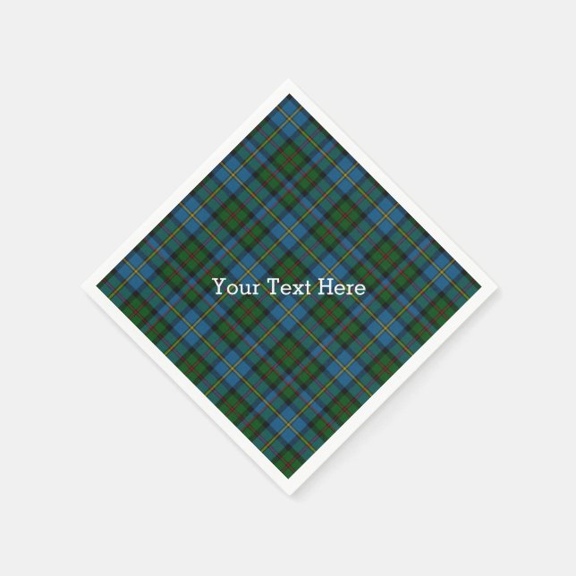 Servilleta De Papel MacLeod Tartan Plaid Paper Napkins (Borde)