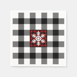 Servilleta De Papel Mad for Plaid, Snowflake