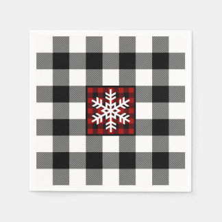Servilleta De Papel Mad for Plaid, Snowflake
