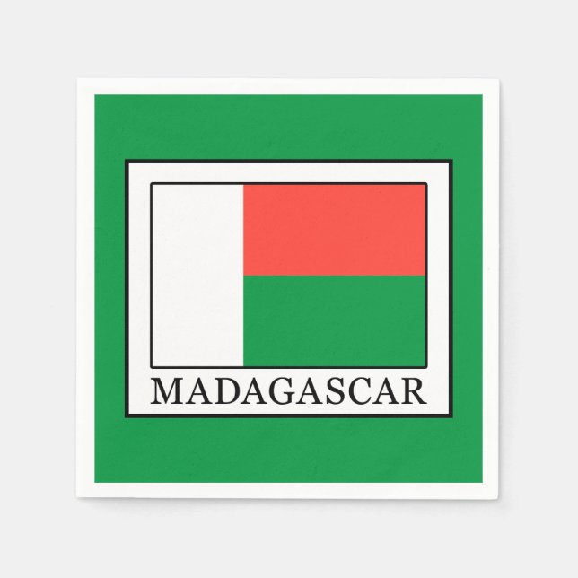 Servilleta De Papel Madagascar (Anverso)