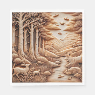 Servilleta De Papel Madera