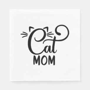Servilleta De Papel Madre de gato