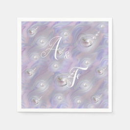 Servilleta De Papel Madre de Perlas dando a luz a una Perla