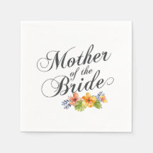 Madre del Boda de la novia | Napkin