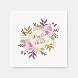 Servilleta De Papel Madre del Boda de la novia | Napkin