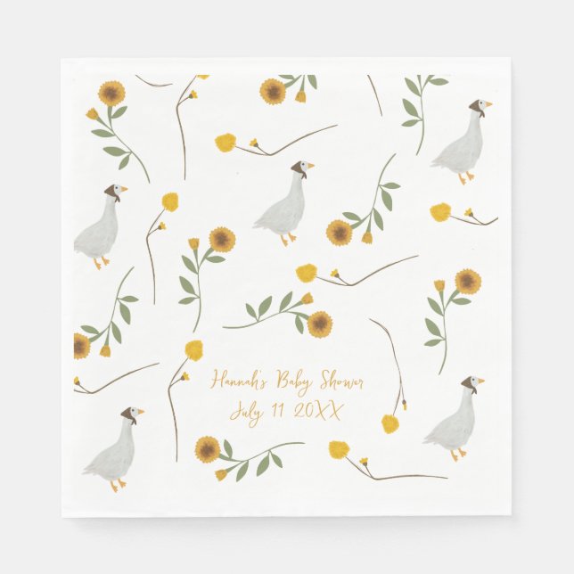 Servilleta De Papel Madre Goma Nursery Rhyme Sunflower (Anverso)