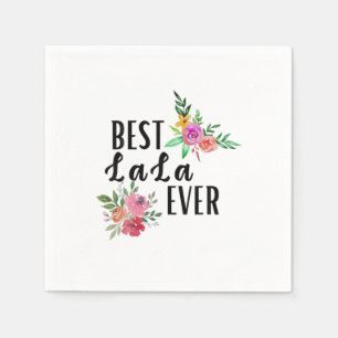Servilleta De Papel Madre Mejor cumpleaños de Lala