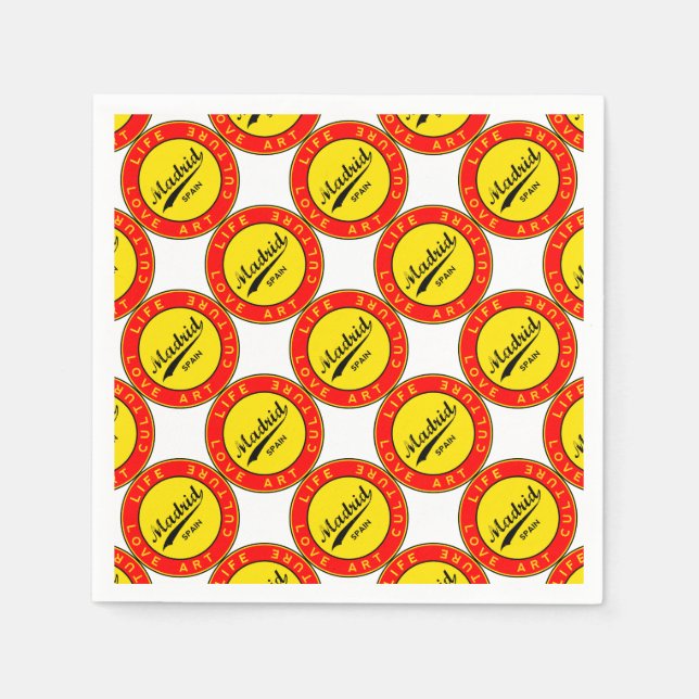 Servilleta De Papel Madrid (Anverso)