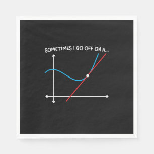 Servilleta De Papel Maestra De Matemáticas A Veces Me Voy