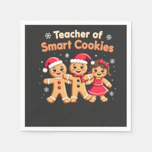 Servilleta De Papel Maestra de Navidades de las cookies inteligentes