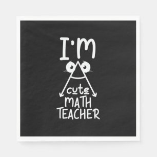 Servilleta De Papel Maestra matemática Soy Maestra