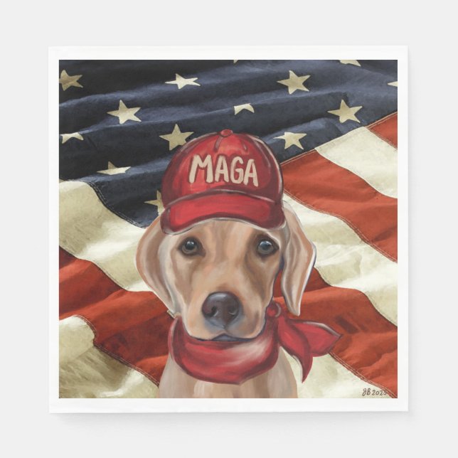 SERVILLETA DE PAPEL MAGA LABRADOR RETRIEVE (Anverso)