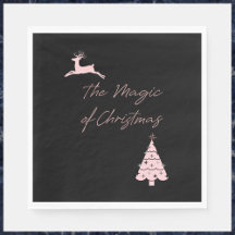 Magia de renos y árboles Navidades