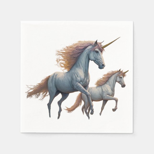 Servilleta De Papel Magia de Unicorn Meadow (Anverso)