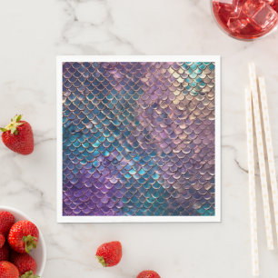 Servilleta De Papel Magia encantadora de la Sirena: Napkin