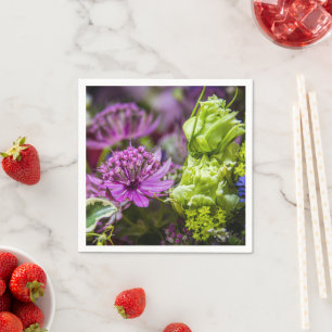 Servilleta De Papel Magia exquisita de las flores #1