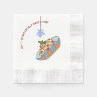 Servilleta De Papel Magic and Pasta Napkin