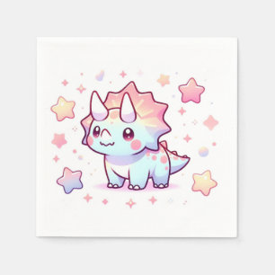 Servilleta De Papel Magical Dino Dinosaur Baby Showerr