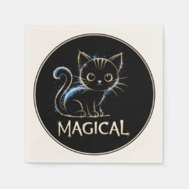 Servilleta De Papel Magische Katze