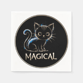 Servilleta De Papel Magisches Kätzchen
