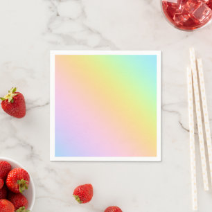 Servilleta De Papel Magnífica invitación a la boda del arcoiris del Pa