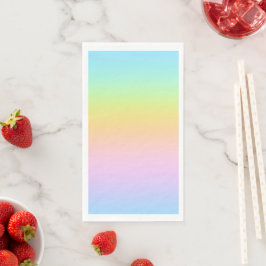 Servilleta De Papel Magnífico Boda del arcoiris Pastel