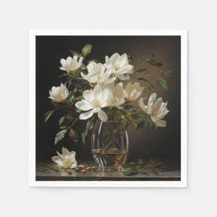 Servilleta De Papel magnolia blanca